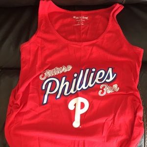 Phillies maternity tank size medium